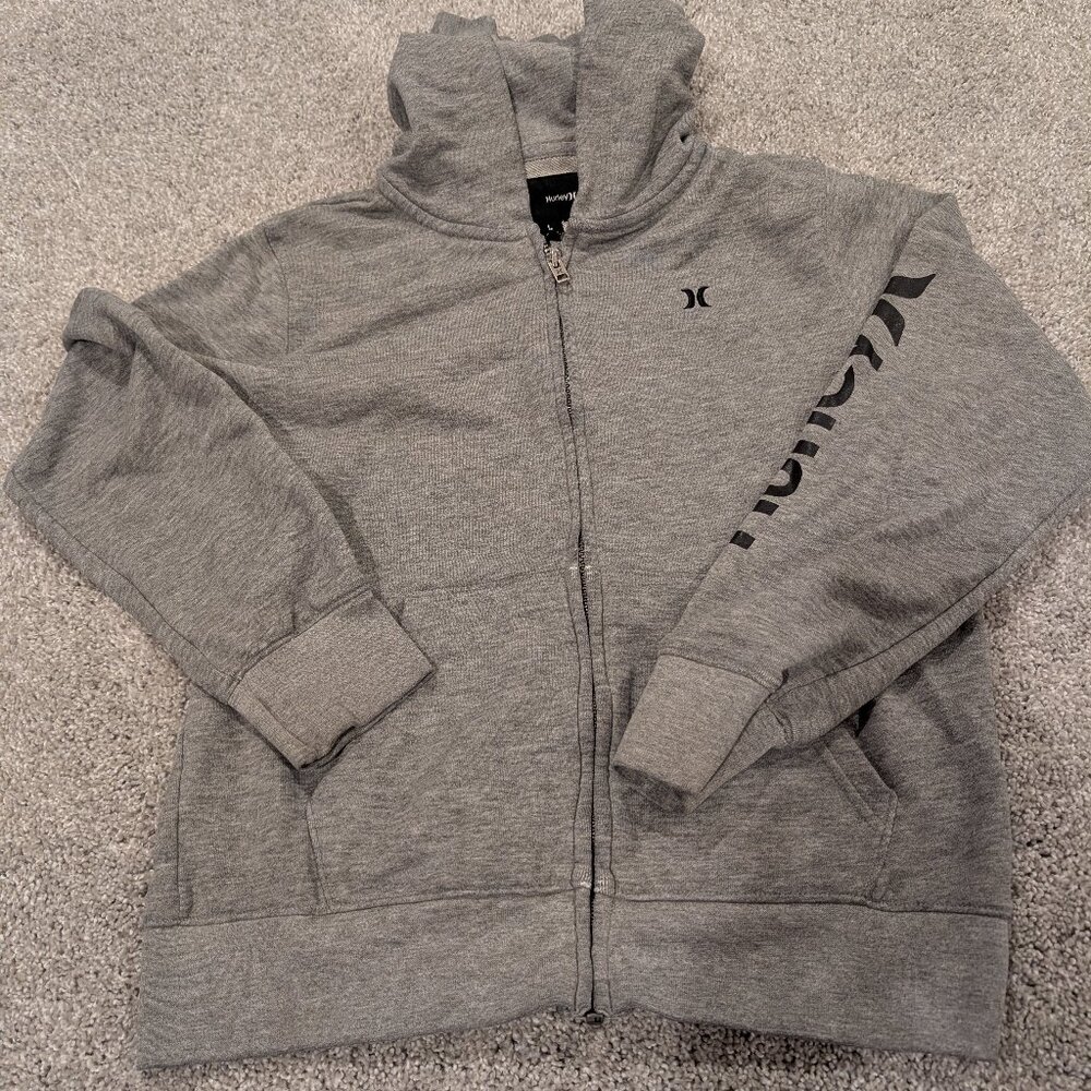 Boys Hurley Light Weight Zip Up Hoodie